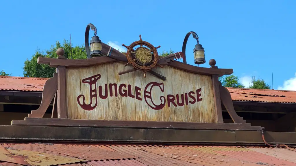 Jungle Cruise Sign updated again