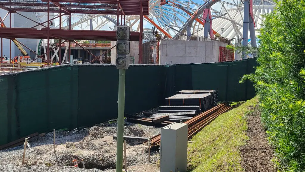 Tracks for Walt Disney World Railroad are getting ready to be laid
