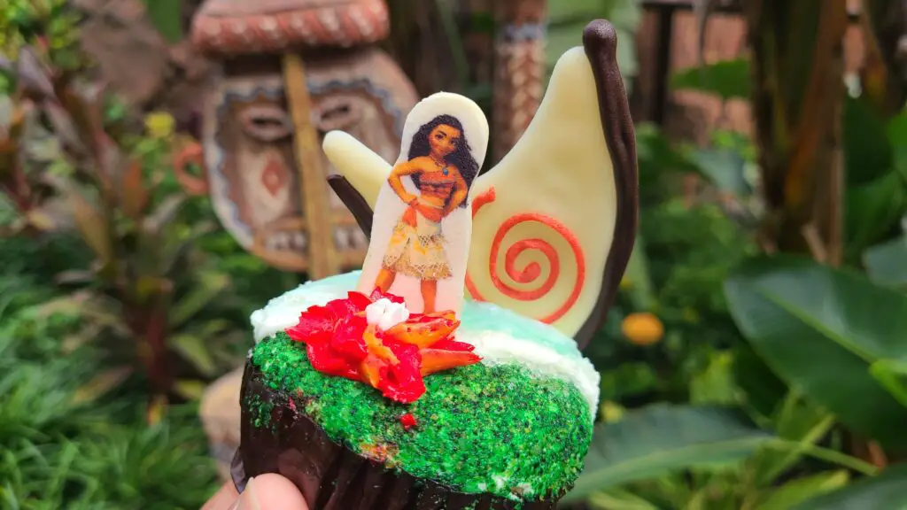 Moana Cupcake at Disney's Polynesian Resort
