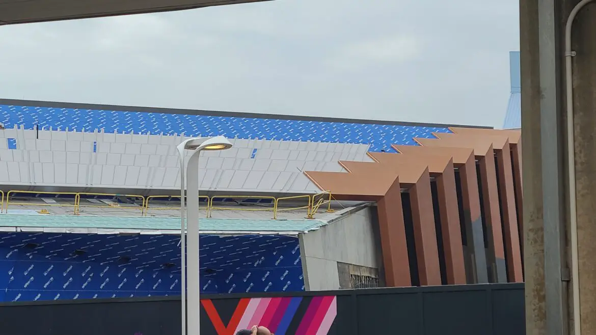 Construction continues on the Guardians of the Galaxy Cosmic Rewind Coaster in Epcot