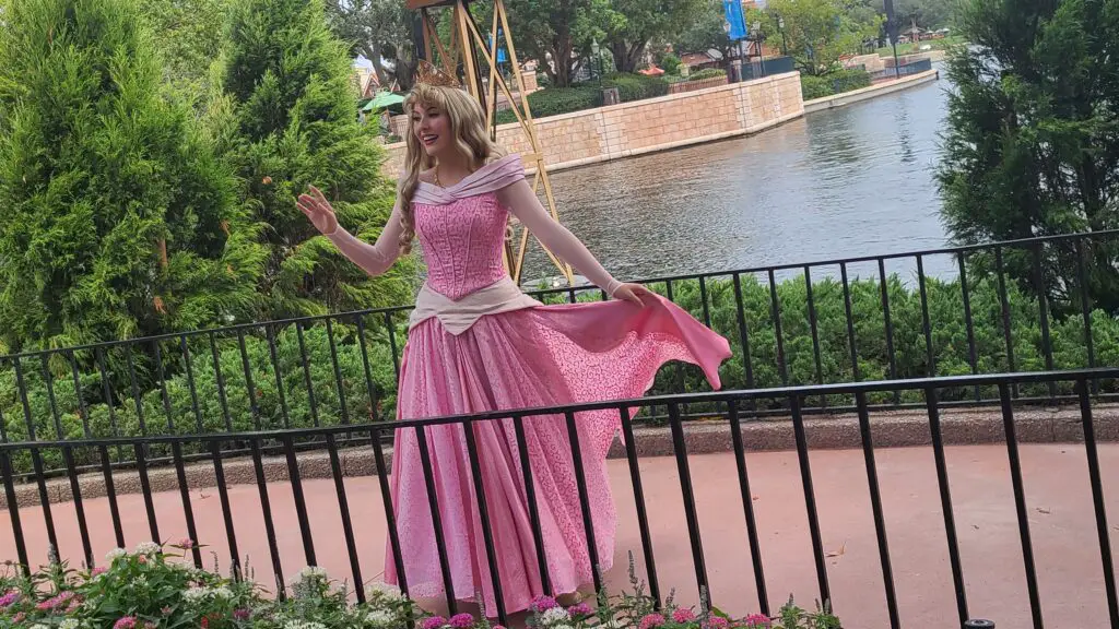 Disney Princesses in various locations in Epcot
