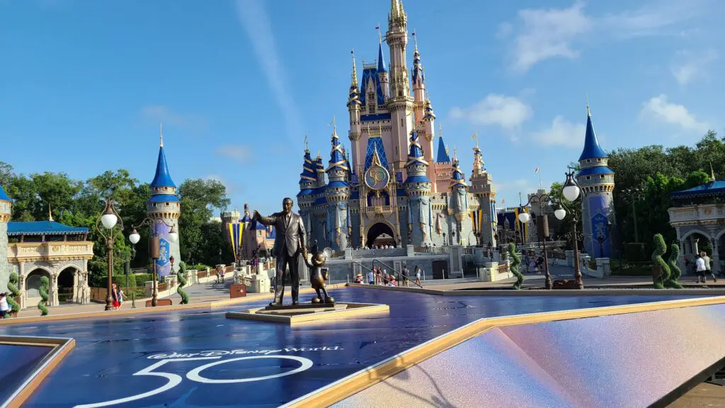 Stage is set in the Magic Kingdom for the Walt Disney World 50th Anniversary ABC Special