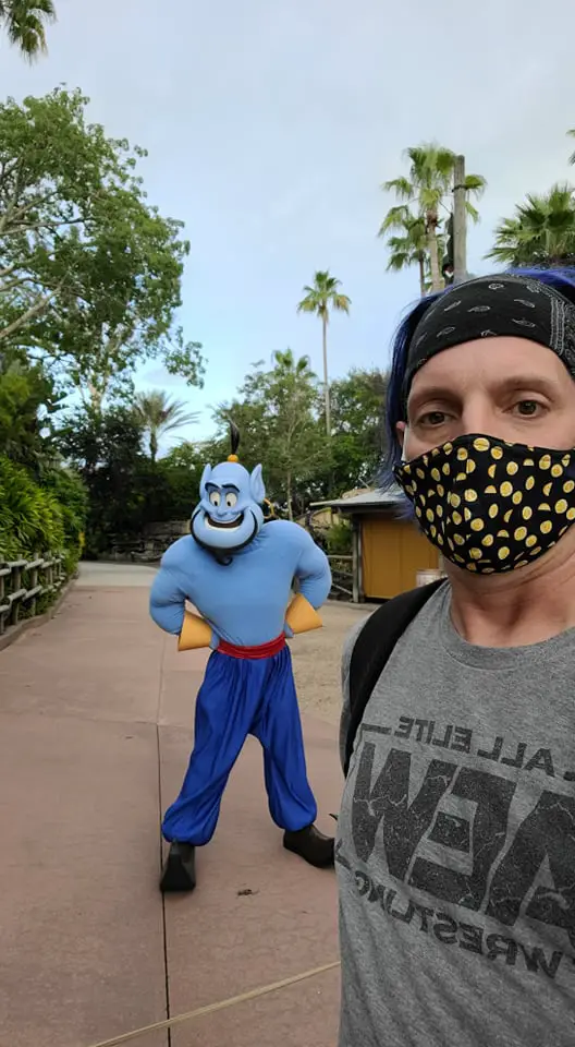 Genie Greets Guests in Rare Character Sighting at Hollywood Studios