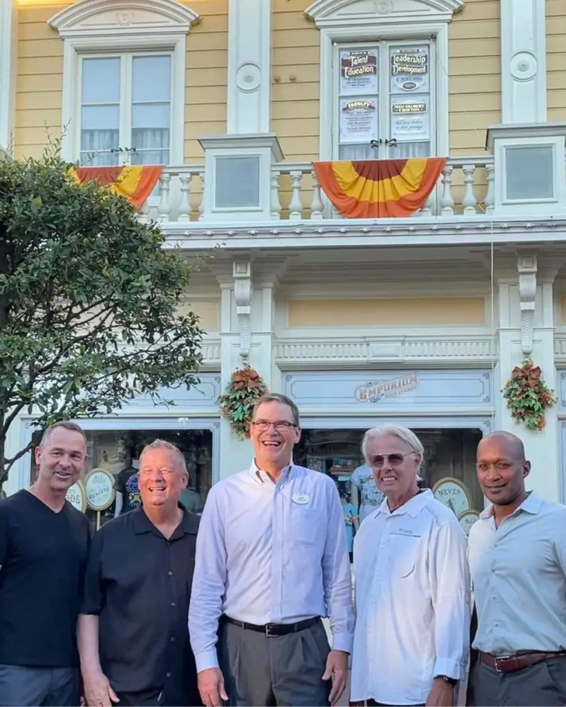 Former Walt Disney World executives honored with window on Main Street USA