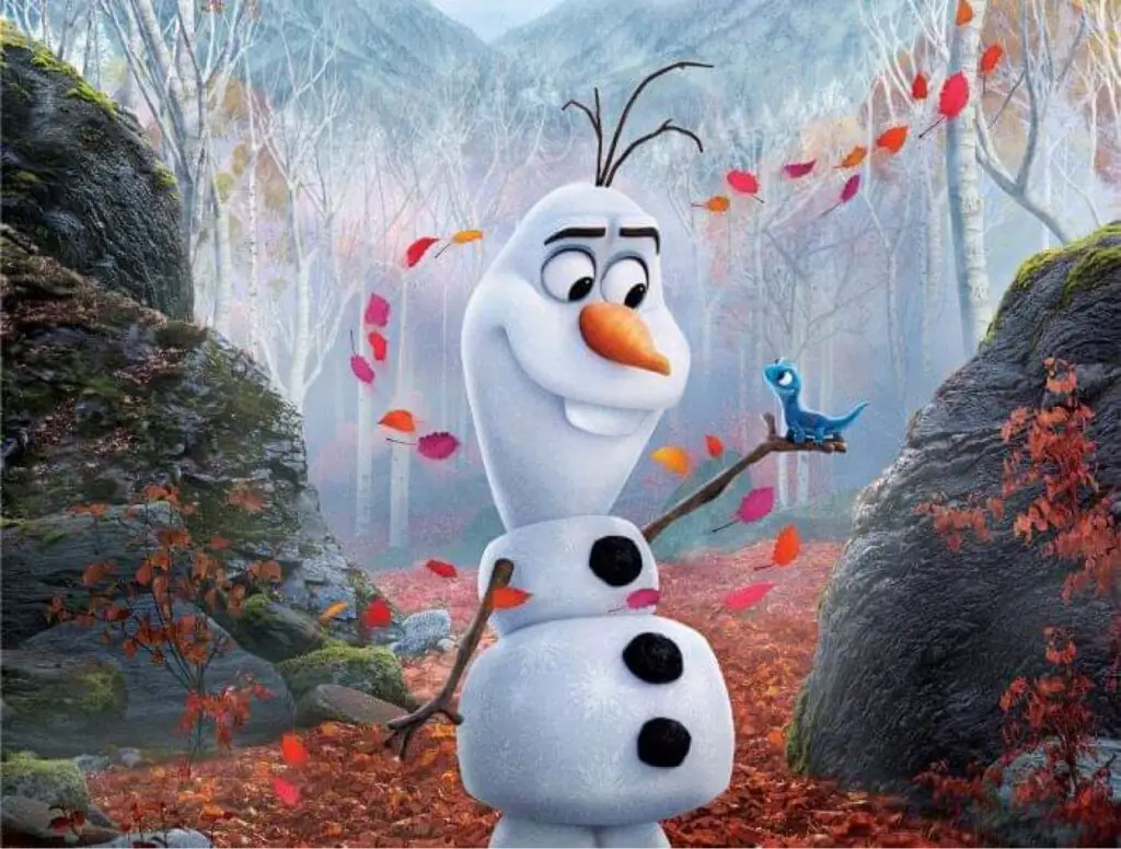 Olaf and Bruni are part of the “Disney Fab 50 Character Collection”