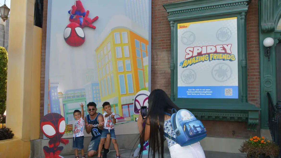 New Disney Junior ‘Spidey and his Amazing Friends’ Photo Wall at Disney