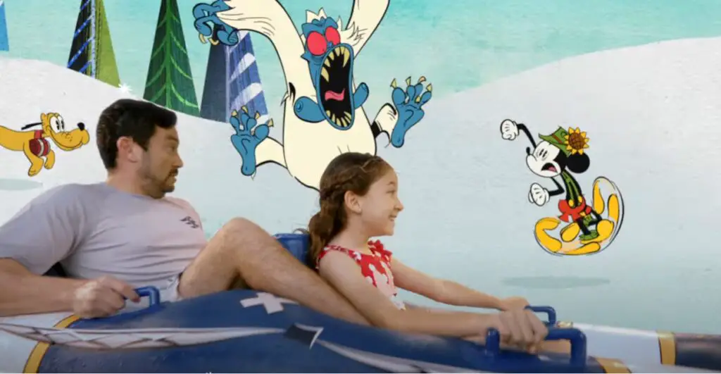 Disney gives us a more detailed look at the AquaMouse on the Disney Wish