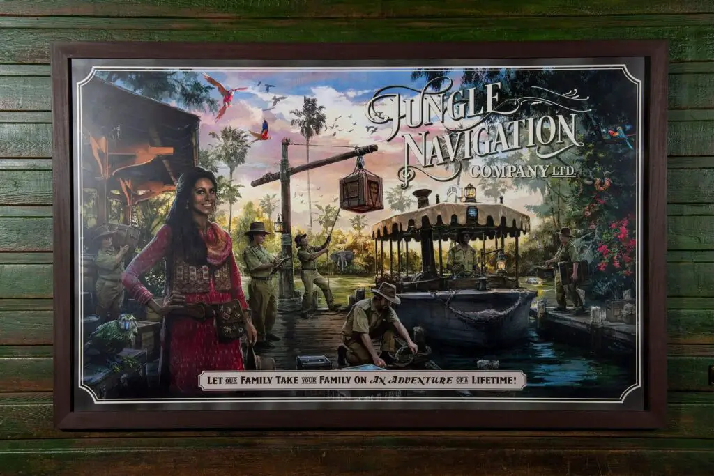 Disney celebrates the Jungle Cruise update with an all new mural