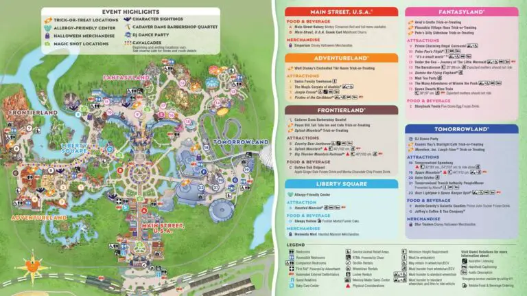 First Look: Disney After Hours Boo Bash Map revealed for 2021 | Chip ...