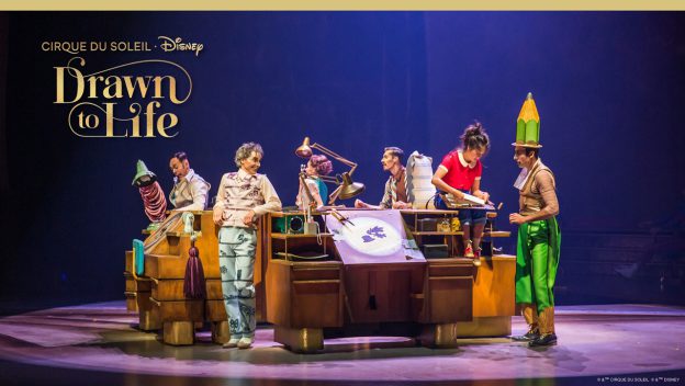 Tickets go on sale for Drawn to Life in Disney Springs on August 20th