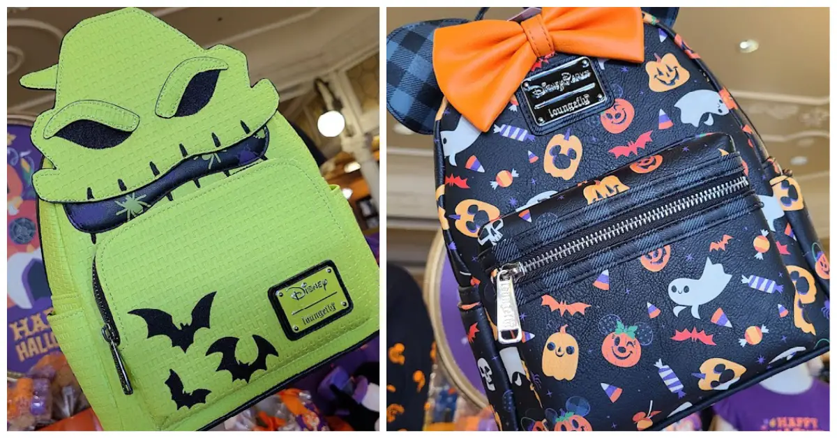 Loungefly Disney Parks Halloween Mini Backpack 2021 Tricks Treats Bag