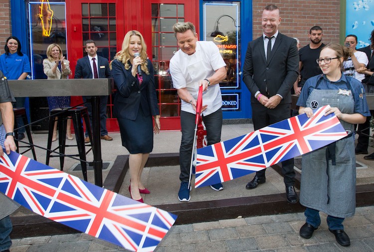 ICON Park celebrates Gordon Ramsay Fish & Chips opening