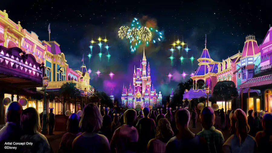 Magic Kingdom testing Disney Enchantment at park close