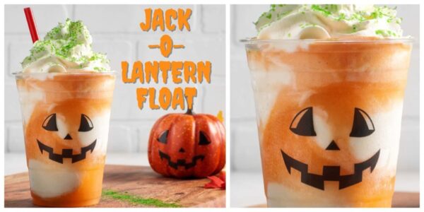 Jack-o-lantern float