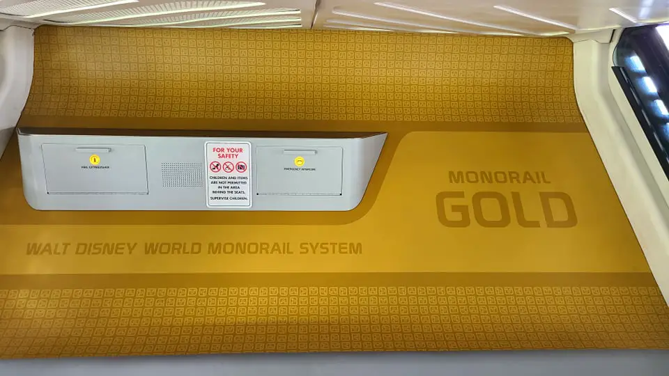 Monorail Gold is back in service after refurbishment