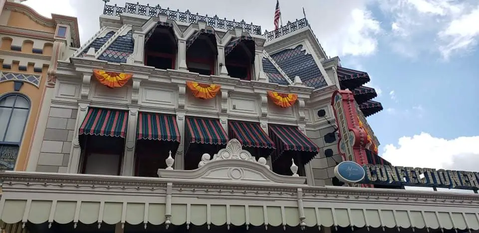 Fall Decorations have returned to the Magic Kingdom