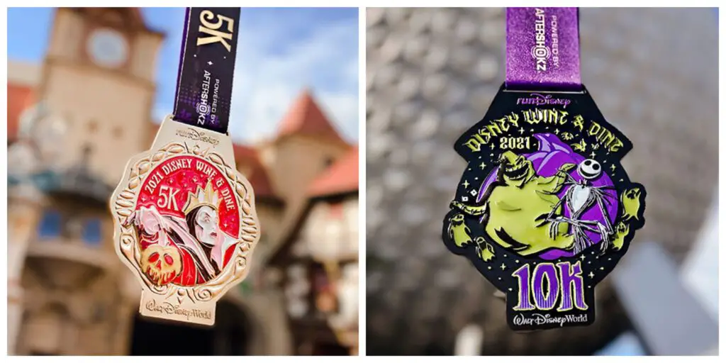 First look at the 2021 Disney Wine & Dine Half Marathon Weekend medals