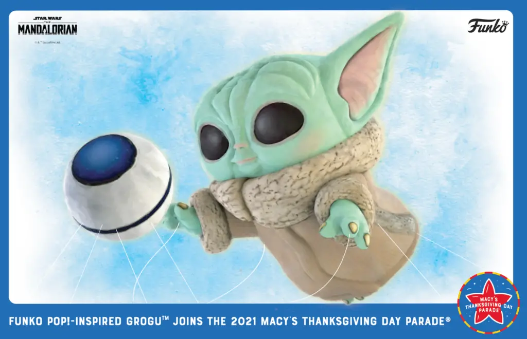 Baby Yoda is coming to Macy’s Thanksgiving Day Parade!