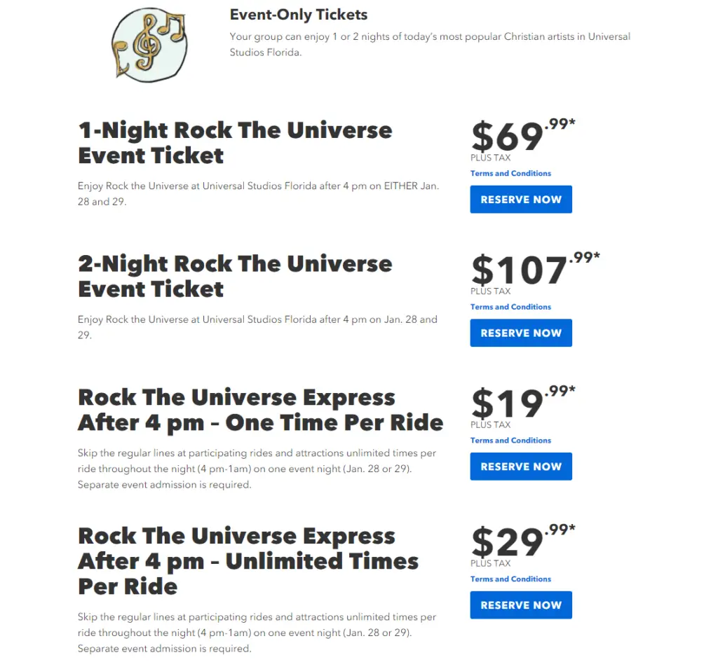 Rock the Universe returns to Universal Orlando in 2022!