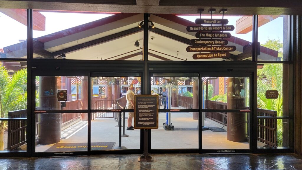 Disney's Polynesian Resort Monorail Station is now in operation