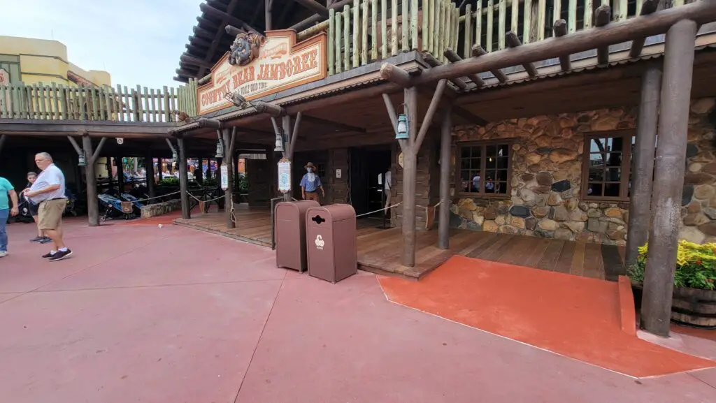 Construction is now complete in Frontierland