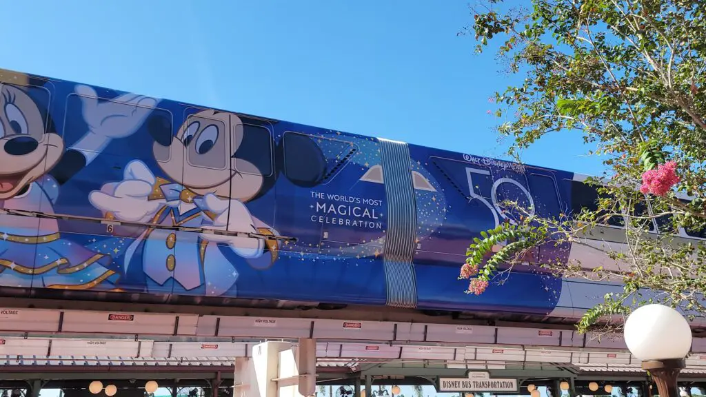 First Look: Disney World 50th Anniversary Monorail
