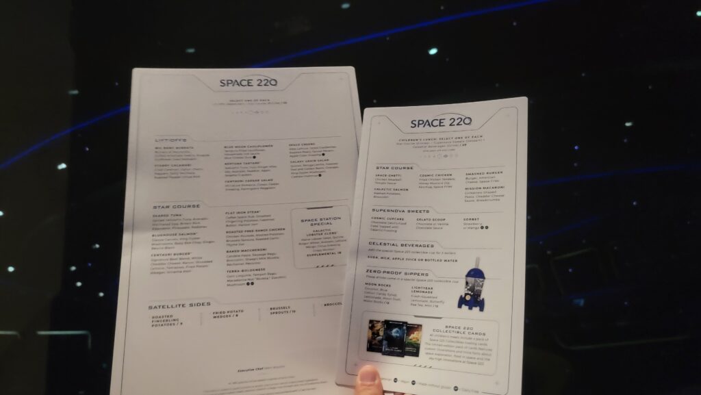 Epcot's Space 220 Restaurant