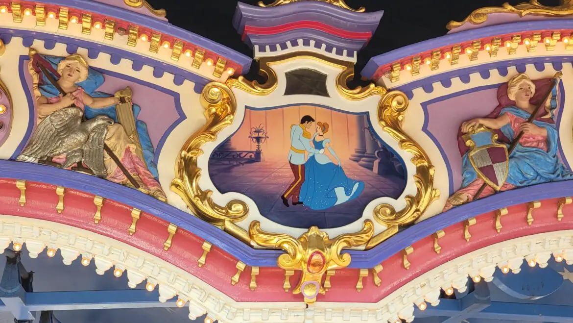 50th Anniversary Gold Trim added to Prince Charming Regal Carrousel