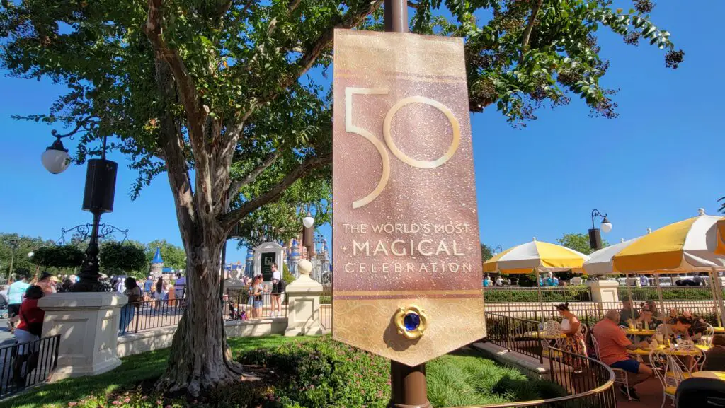 Disney World 50th Anniversary Banners