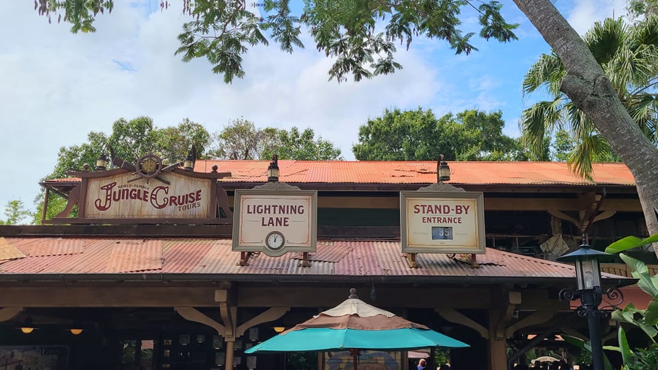 Lightning Lane replace Fast Pass Signs in the Magic Kingdom