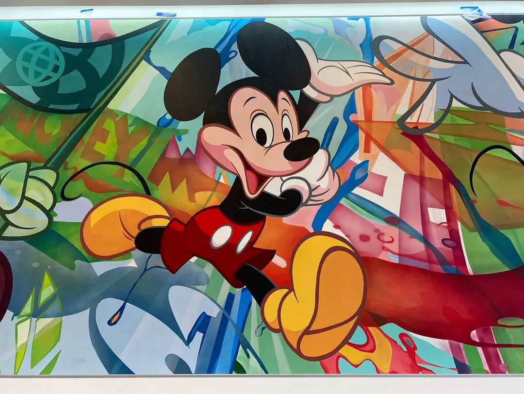 New Mickey Mural sneak peek from Epcot’s Creations Shop