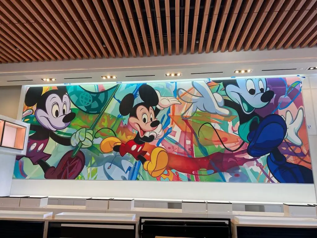 New Mickey Mural