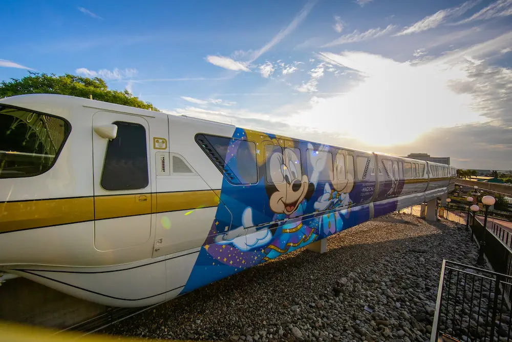 First Look: Disney World 50th Anniversary Monorail | Chip And Company