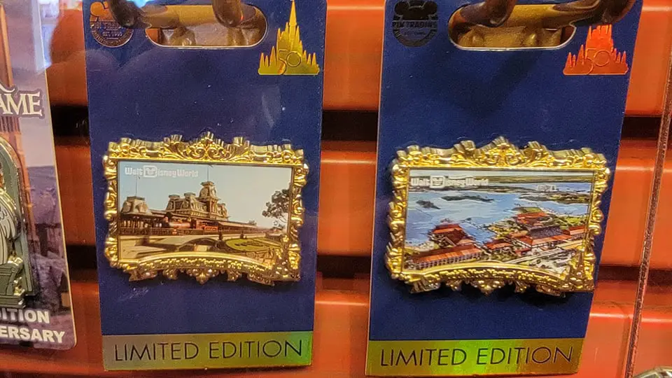 Gorgeous New Walt Disney World 50th Anniversary Pins