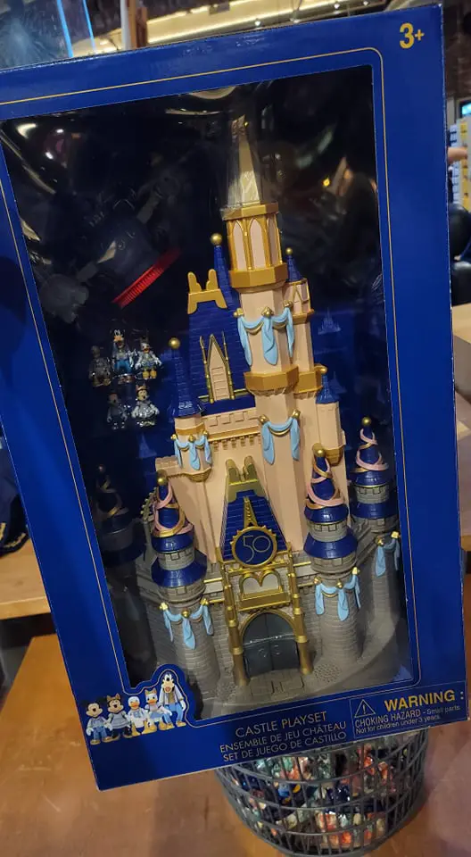 Gorgeous New 50th Anniversary Cinderella Castle Playset