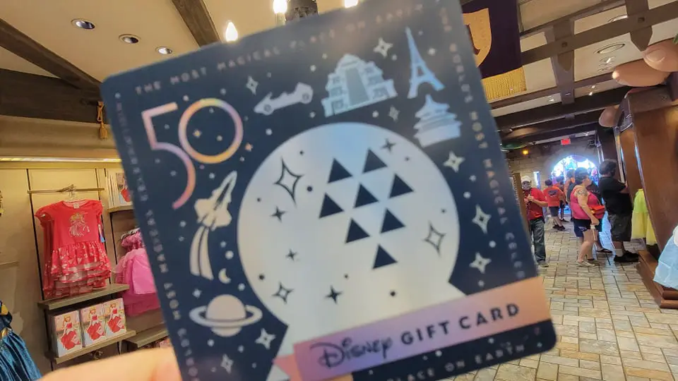 Walt Disney World 50th Anniversary Gift Cards