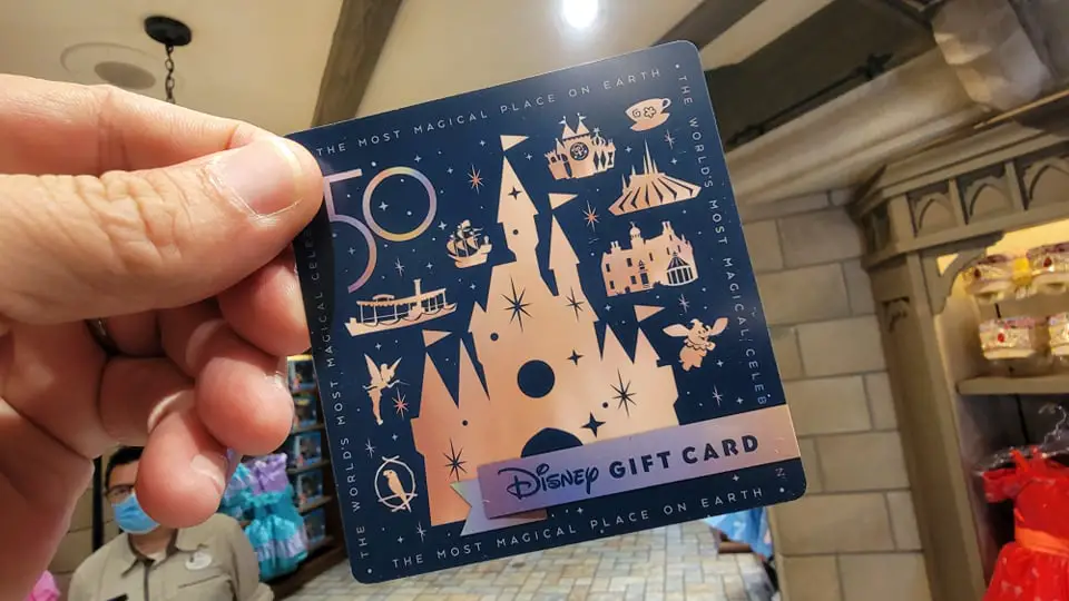 Walt Disney World 50th Anniversary Gift Cards