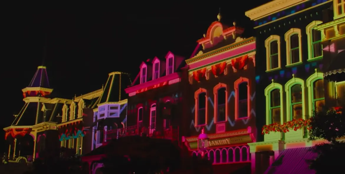 First look at the Main Street Projections for Disney Enchantment