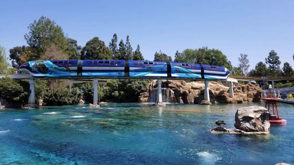 Monorail Testing underway at Disneyland