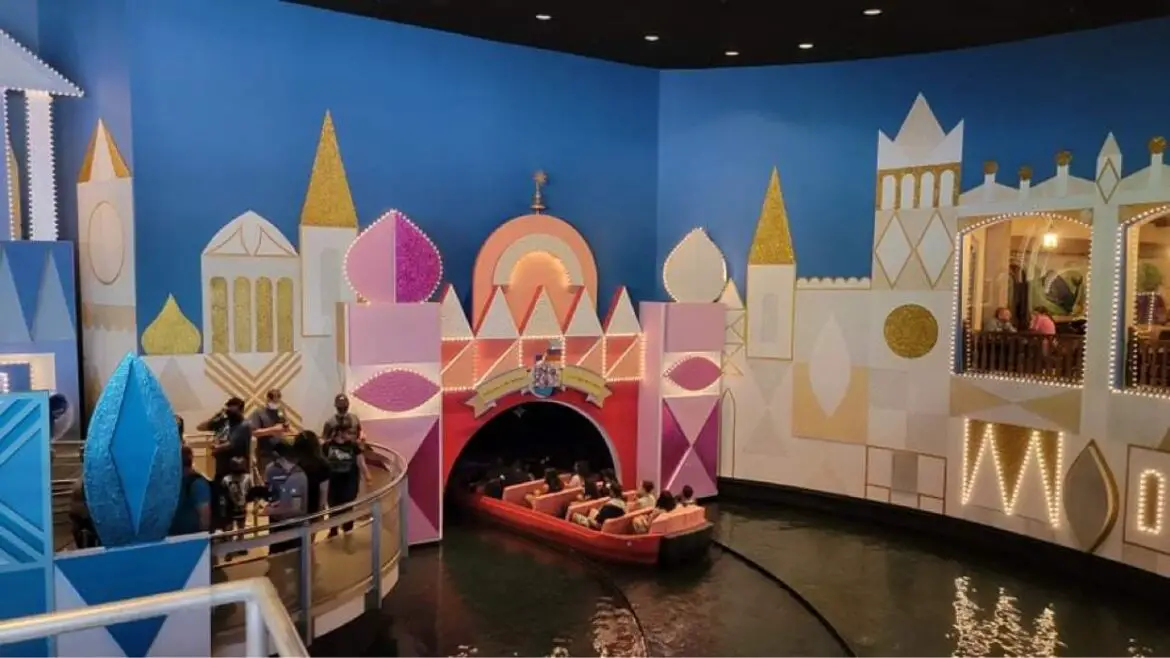 Work continues on It’s a Small World painting update