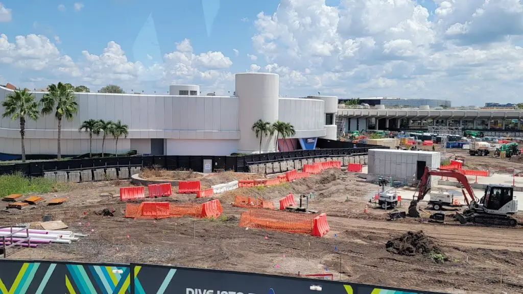 Moana Journey of water construction update from Epcot