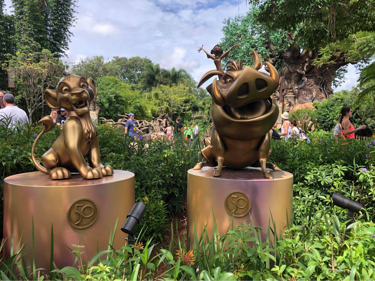 Disney Fab 50 statues now on display in Animal Kingdom