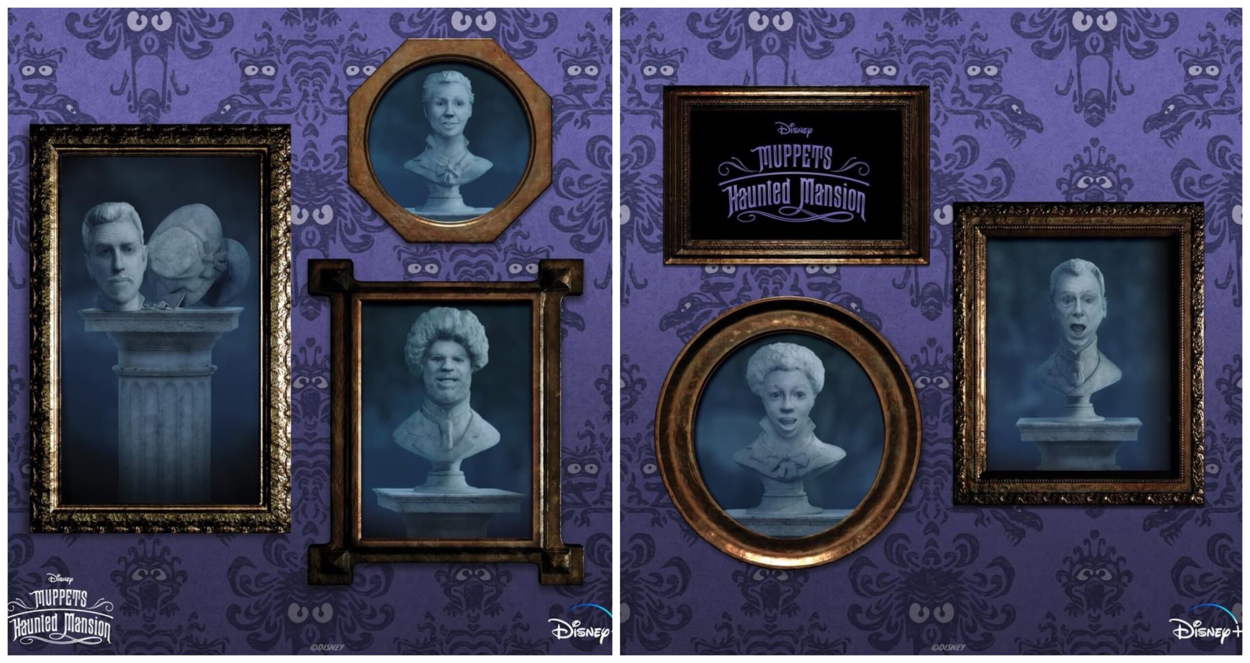 Meet the Celebrity Cemetery Busts from The Muppets 'Haunted Mansion