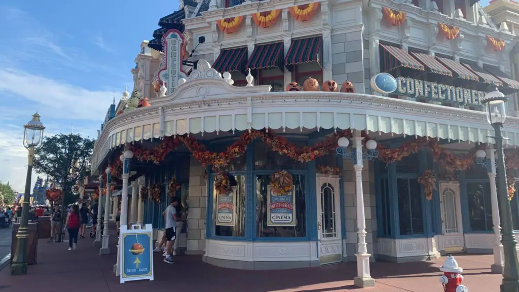 Walls Are Down Around Main Street Confectionery in the Magic Kingdom