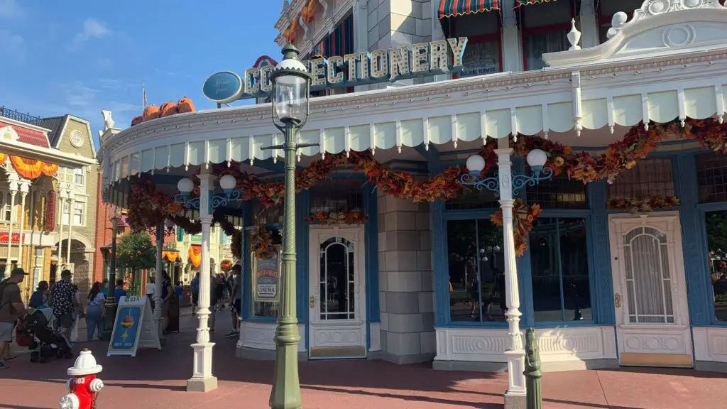 Walls Are Down Around Main Street Confectionery in the Magic Kingdom