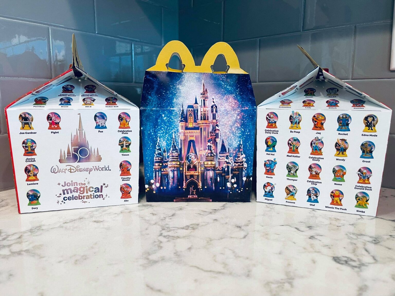 Disney World 50th Anniversary Happy Meal Toys Are Now at McDonald's