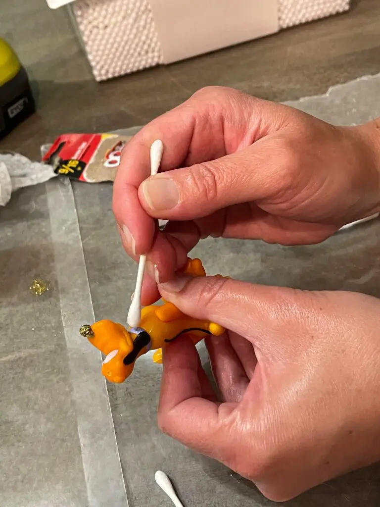 Turning Disney World 50th Happy Meal Toys into Christmas Ornaments