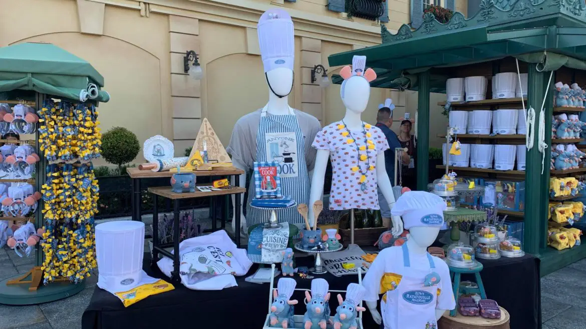 First look at the new Remy’s Ratatouille Adventure line of merch coming soon!