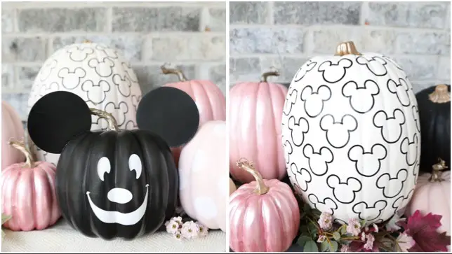 DIY No Carve Mickey Pumpkin To Make This Halloween!