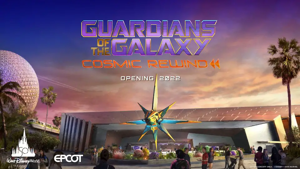 Guardians of the Galaxy Cosmic Rewind coming in 2022!